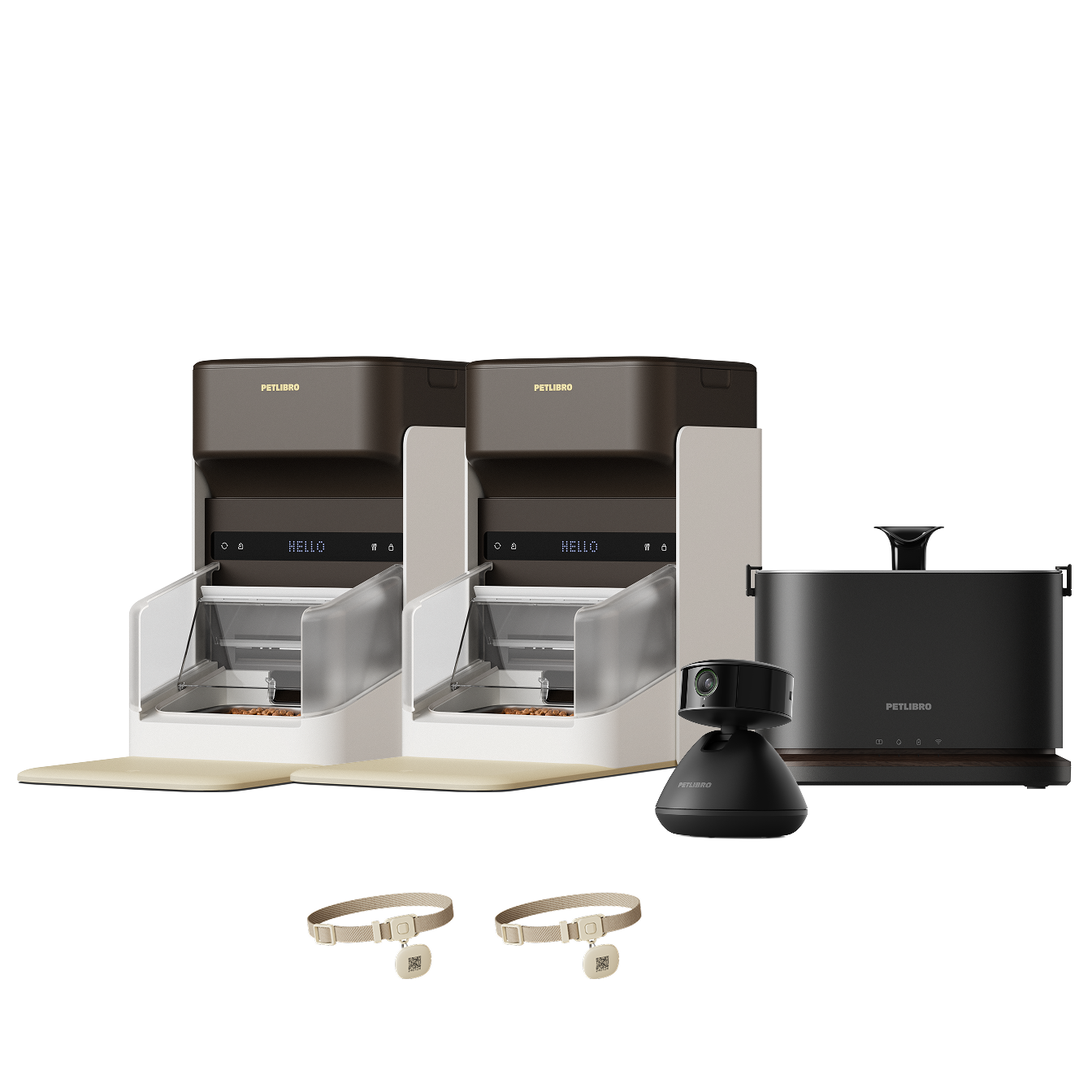One RFID Smart Feeder & Dockstream 2 Smart Cordless Fountain & Scout Smart Camera