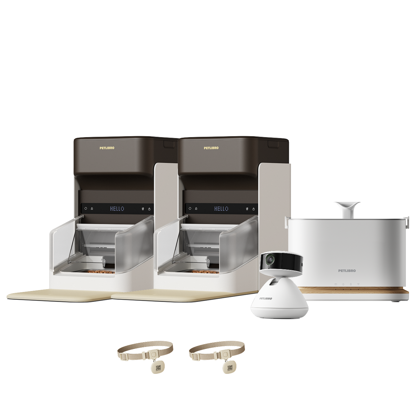 One RFID Smart Feeder & Dockstream 2 Smart Cordless Fountain & Scout Smart Camera