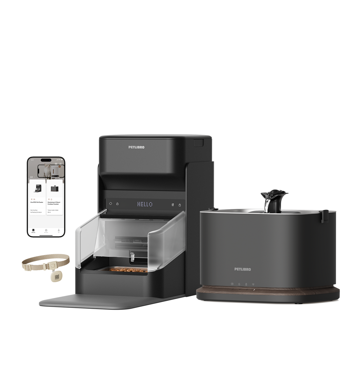 RFID Smart Feeder & Dockstream 2 Smart Cordless Fountain Bundle