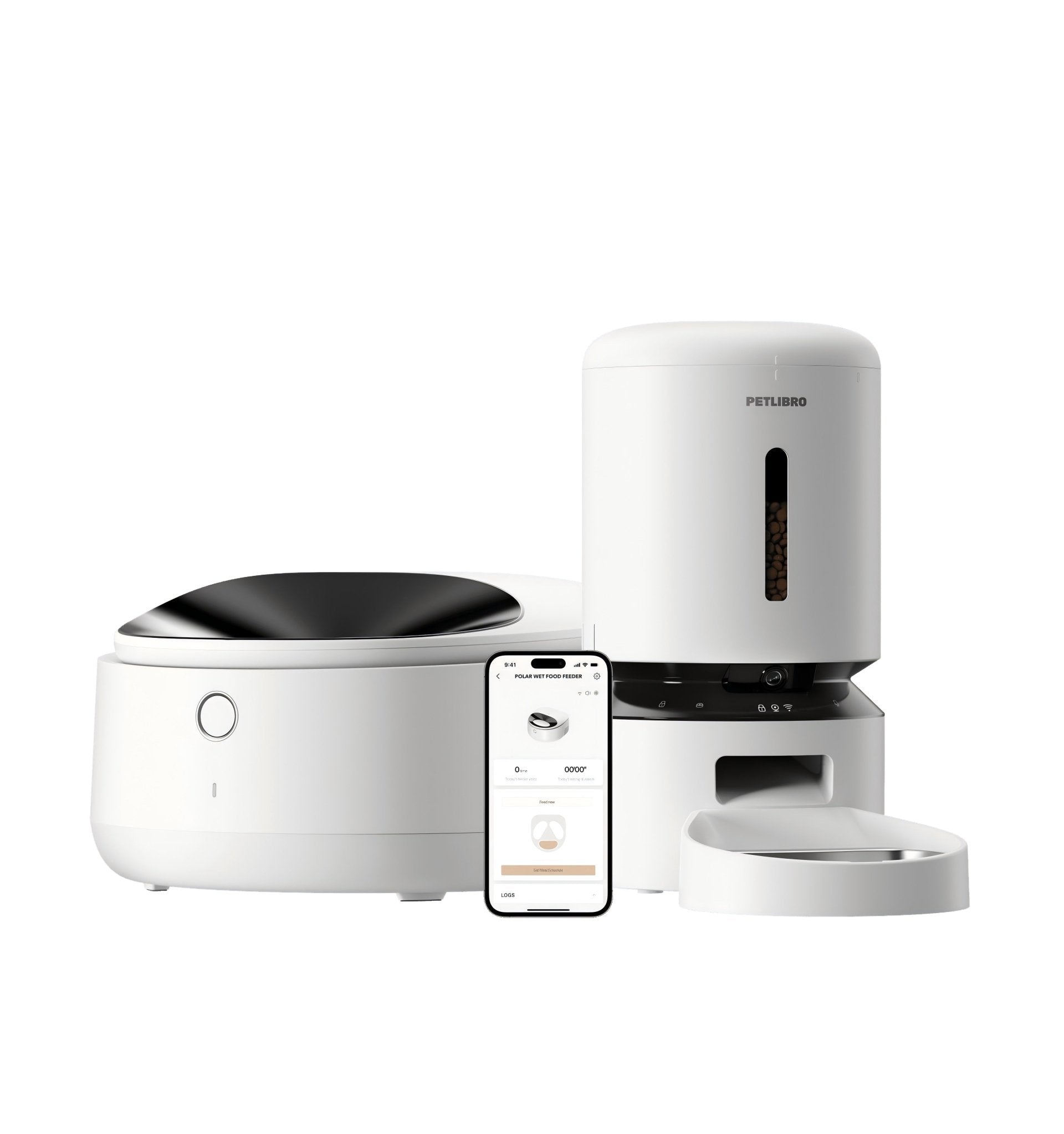 Polar Wet Food Feeder & Granary Camera Feeder Bundle